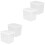 4Pcs Picnic Food Fresh Keep Boxes Clear Bread and Fruit Containers 2