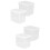 4Pcs Picnic Food Fresh Keep Boxes Clear Bread and Fruit Containers 6
