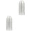 200Pcs Transparent Plastic Hydroponics Plant Grow Covers Durable Dome 2