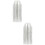 200Pcs Transparent Plastic Hydroponics Plant Grow Covers Durable Dome 6