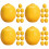 32Pcs Miniature Resin Lemons Yellow Artificial Fruit Models for Scenes 4