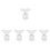 5Pcs Reusable Water Jug Spout Push Button for Cooler and Dispenser 4
