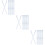120Pcs Blue Plastic Slide Binders Report Covers Binding Bars 8