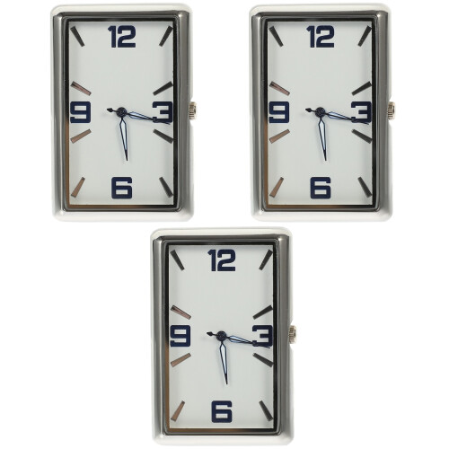 3 Count Dashboard Mini Clock Adhesive Tiny Analog Car Trigger The 1