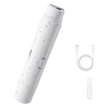 2-in-1 Waterproof Pubic Hair Trimmer for Women Waterproof Hair Shaver Rechargeable Lady Shavers for Pubic Hair,IPX7