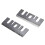 2 Pcs de lame de robateuse electrique HSS pour  F20A 2