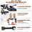 66Pcs 3D Printer Tools Kit for FDM/SLA Printers Deburring Tool, Scrapers, Brushes, Hand Drill, Tweezers & More 5