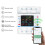 3X Tuya WiFi Intelligent Circuit Breaker Automatic Reclosure Protector 3P4W Power Meter Three Phase Reclosure 3