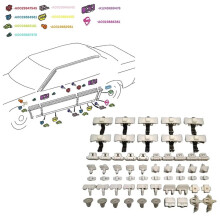 60 Clips Staples Planking / Sacco for - W124 S124 E-Class TE E A0019882981 A0019886381 A0019884681