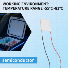 TEC1-12705 Resfriador TermoeléTrico Peltier 40X40Mm TEC12705 MóDulo de Elementos Peltier para Radiador de Resfriador