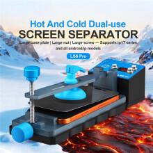 Separador de Tela Aquecido com Temperatura Ajustável para Desmontagem e Reparo de Telas e Tampas Traseiras de Celulares, Plugue Europeu.