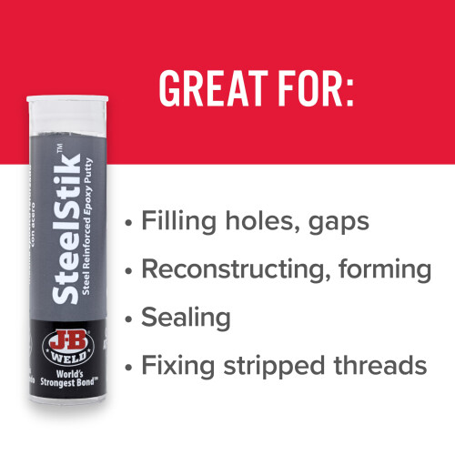 J-B Weld 8267UK SteelStik Epoxy Putty, dark grey 2