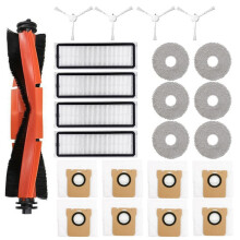 Accessories for Robot Vacuum X10 Robot Vacuum Cleaner Parts with Main Side Brush Hepa Filter Mop Pads Dust Bags