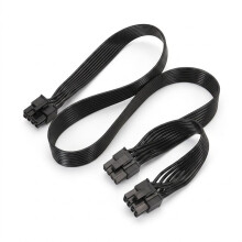 Câble D'Alimentation Dual 8-Pin Vers 6+2-Pin PCIE pour L'Alimentation Modulaire Thermaltake TT SFX ATX 3.1, Adaptateur de Câble GPU