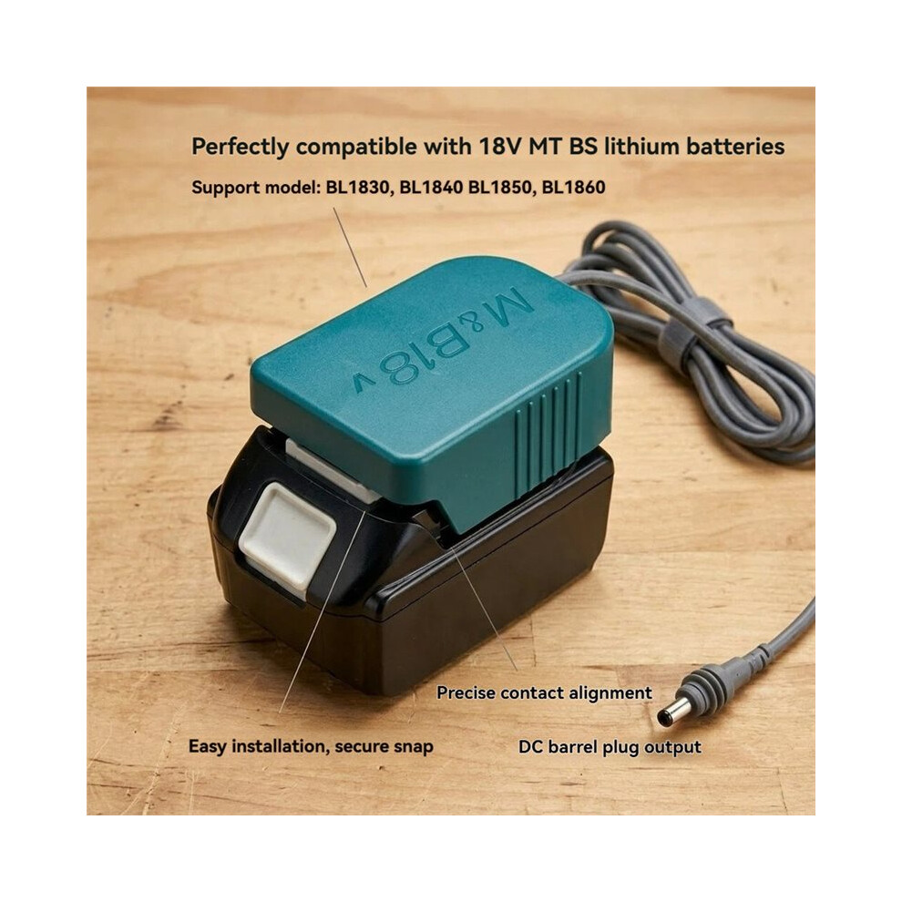 Output Connector Converter 18W Adapter For Bl1830 For 18V Bat618 Lithium Battery For Starlink 6031718459945