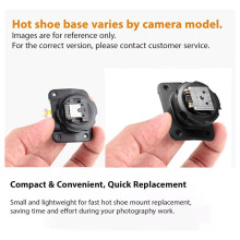 V1N V860III-N Hot Shoe Replacement,Upgraded Metal Mounting Foot for Flash Repair,for V1-N / V860III-N / V850III-N