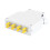 Fiber Distribution Box 8 Port DIN Rail Mount 2 Cable Entries Suitable for 8 Core ST Duplex Adapter 1