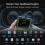 Apexus OBD2 Scanner, Engine Fault Code Clearer & Reader with Live Data, I/M Readiness, Freeze Frame, O2 Sensor Test and Vehicle Information Checks Fo 4