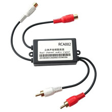 RCA 2-Kanal-Ground-Loop-Audio-Isolator, RCA-Rauschfilter, Brummunterdrücker, Isolator für HiFi-Stereo, Heimkino, Auto-Audio