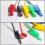 P1050 5pcs Dual Safety 4mm Banana Plug Stackable Multimeter Test Leads 100cm Cable 1000V for Electrical Testing 4