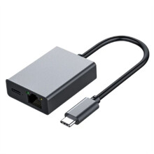 For TV 4K USB Dock Adapter USB C Ethernet USB C to Ethernet Adapter Plug and Support PD Charging