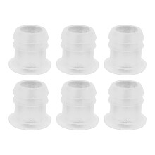 30 Stück Ohrpassstück-Verschlüsse PP Transparent 3,2 2,0 mm