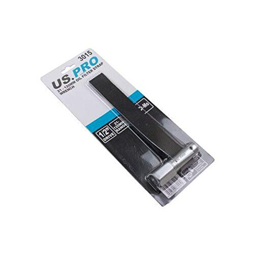 us pro US PRO Tools 21-120MM 1/2" Dr Oil Filter Strap Wrench 3015 2