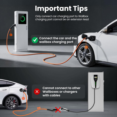 GONEO Type 2 Charging Cable 22kW 8M, 3 Phase 32A Mode 3 with Carrying Bag 1