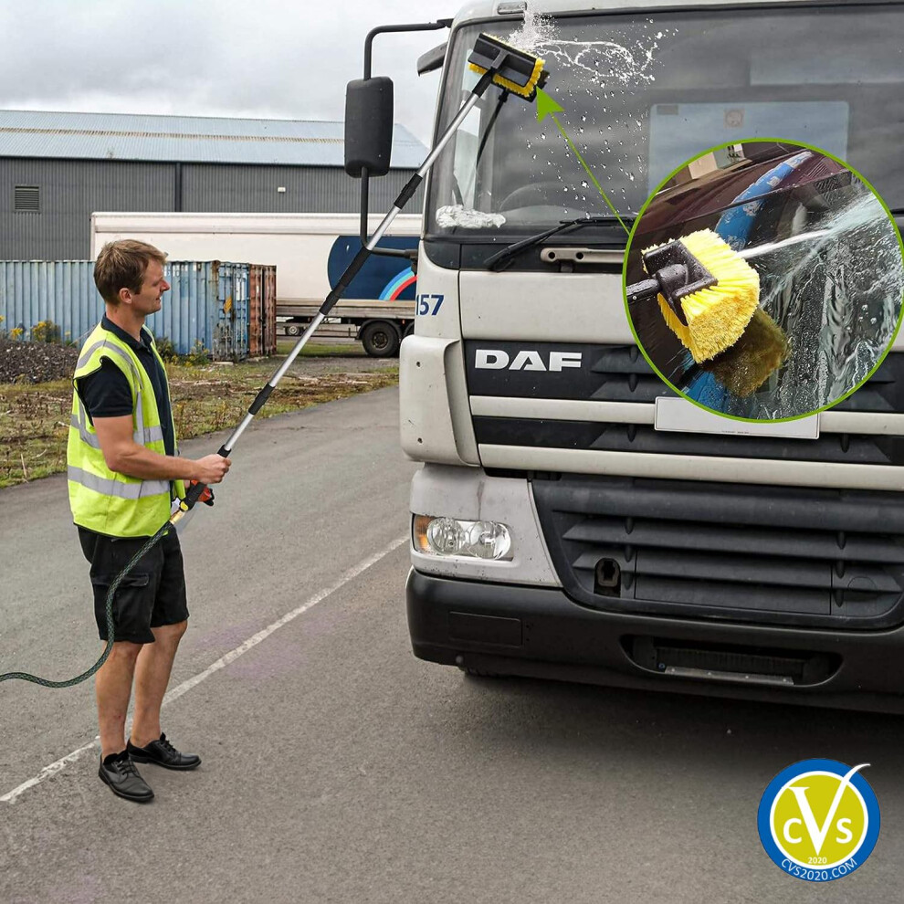 Cvs Car Wash Brush Â 2M (6Ft) Telescopic Water-Fed With Extendable 5000068351651