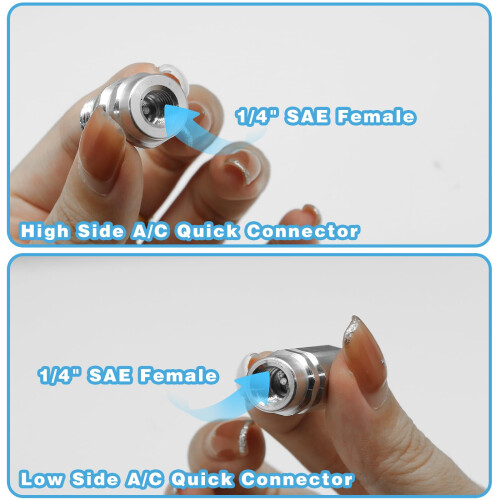 17 Pcs Air Conditioning Valve Core Kit,A/C Refrigeration System R12 & 1