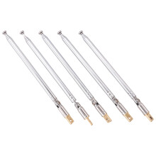 5 Pcs 32cm Length 5 Section Telescopic AM FM Radio Antenna 180 Degree