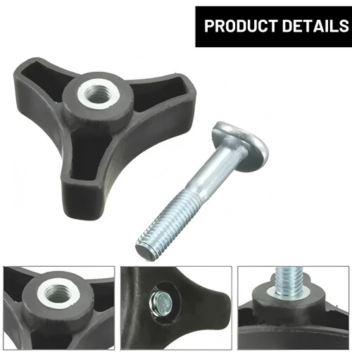 2 Pcs Lawn Mower Handle PartsUniversal, Lawnmowers Handle Wing Nut And Bolt 2