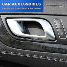 Ľavá vnútorná kľučka dverí v strieborno-sivej farbe, kompatibilná s modelmi Ford Ranger 2012-2021, Everest 2015-2021 a Mazda BT50