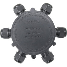 DEENLAI Waterproof Junction Box 24A/450V IP68 Fire Resistant for Outdoor LED