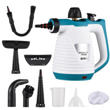 Handheld Steam Cleaner with 9 Accessories, Pressurized Handheld Multi-Surface Natural Steam Cleaner for Cleaning US