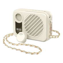 Amplificateur Vocal avec Microphone Lavalier Sans Fil, Haut-Parleur Portable Personnel pour Salle de Classe, Guide Touristique, Personnes Âgées