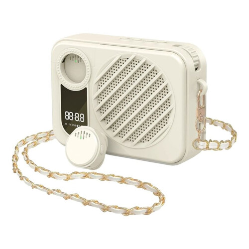 Voice Amplifier with Wireless Lavalier Microphone, Portable Personal Megaphone Speaker for Classroom,Tour Guide, Elderly