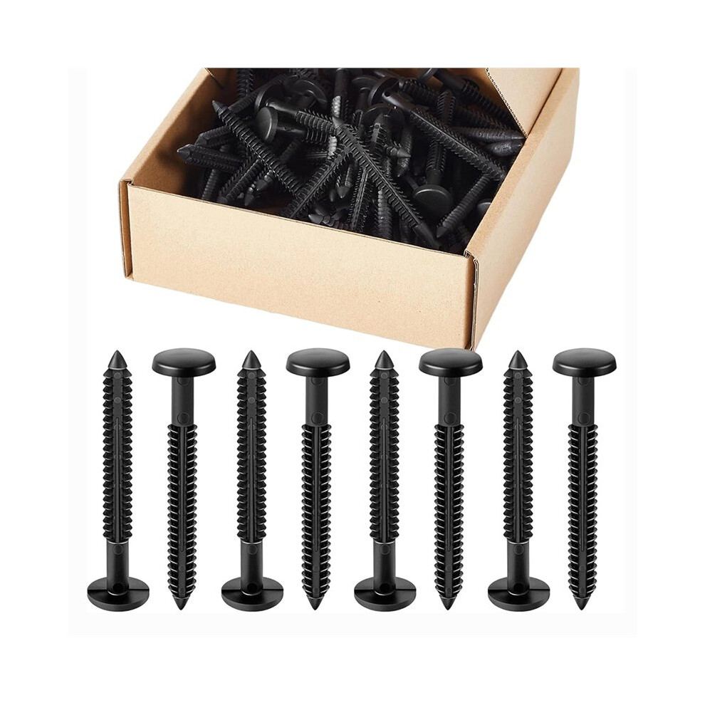 60 Pcs 3 Inch Vinyl Shutter Fastener Window Panel Peg Lok Pin Pegs Screws Shutter Spikes Anchor 6031940123713