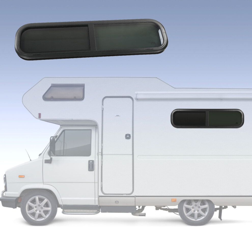 Horizontal Sliding Caravan Window 40.6In Black 7293282610125