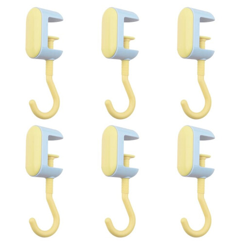 Adjustable Desk Hook Desk Portable Mount Hook for Home Clamping Range Bag Hooks for Backpack Handbag Purse Holders