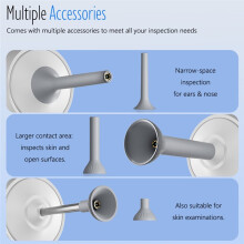 Otoscope Visuel avec Caméra, Écran 1,38'', Nettoyeur D'Oreilles Numérique HD 1080p, Endoscope Auriculaire Vidéo pour Adultes et Enfants