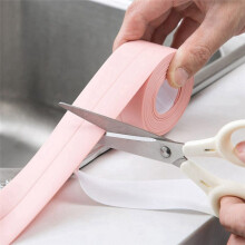Waterproof Sealing Tape Anti-Mildew Bathroom Kitchen Door Strip Shower Sink Bath Sealer 3.2m X 3.8cm Grey