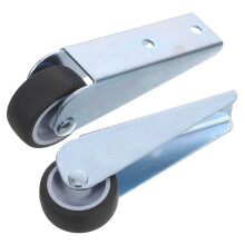 2 roulettes de rechange pour porte coulissante, axe coulissant, anti-affaissement, montage latéral ou inférieur