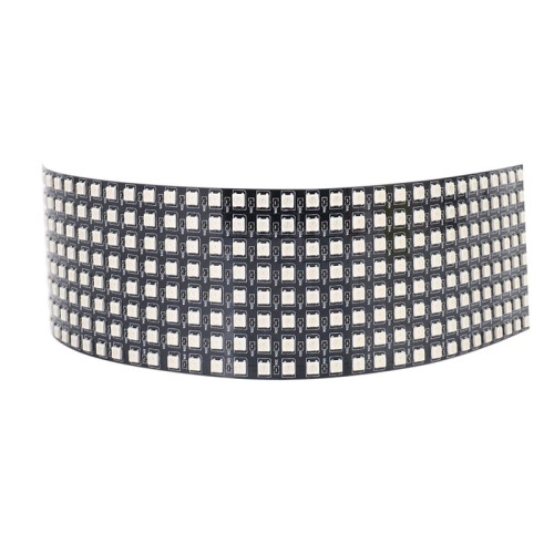 5X LED Matrix Panel, WS2812B RGB 832 Pixels Digital Flexible Dot Matrix Individually Addressable LED Display Screen 2