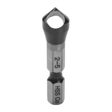 HRC89 TiAlN Revestimento 1/4 Polegada Hex Shank Broca Escareada HSS-Co M35 Cobalto RebarbaçãO Broca Chanfrada 2-5Mm