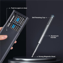 Precision Screwdriver Set 25 in 1 Phillips Torx Hexagonal Flat Magnetic Screwdriver for Watch Camera Glasses