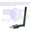 USB Wireless Network Adapter, WiFi Receiver, 2DB Adapter, Computer WiFi Signal, 5DB for  Network Card. 4