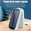Solar Foldable Desk Lamp, Portable Dimmable LED Reading Lamp for Student Bedside Night Light Cordless Table Lamp 6