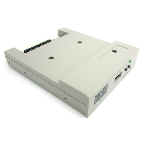 2X SFR1M44 U100 USB Floppy Drive Emulator ABS Machine for Industry Grey 1