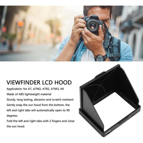 Capa Protetora Contra o  para Tela LCD de Câmera, Capa Protetora Contra o  para Tela LCD de 3,0 Polegadas para A7/A7M2/A7R2/A7M3/A9 2